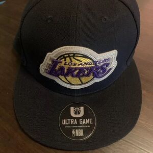 Los Angeles Lakers Ultra Game Snap Back Black